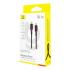 Baseus Dura Series Fast Charging Cable Type-C to Type-C 100W 1M - RedBlack